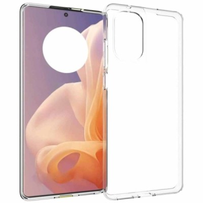 Motorola Moto G85 5G (S50 Neo 5G) kõva silikoon (TPU) tagakaane läbipaistev - ümbris | Priedai.lt