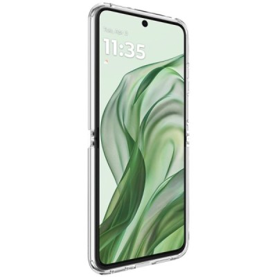 Motorola Razr 50 Ultra 5G (Razr+ 2024) "Imak" tugevdatud kaitse kõva silikoon TPU läbipaistev ümbris - tagakülg | Priedai.lt
