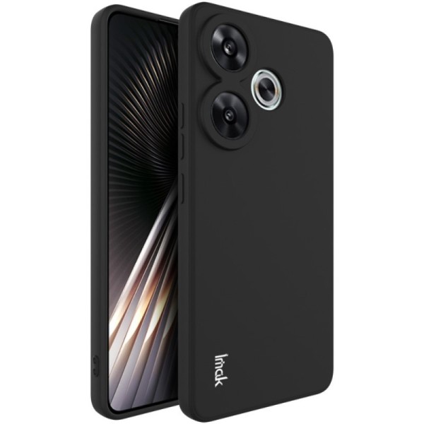 "Imak" Kõva silikoon (TPU) kaaned - must (Poco F6 5G)