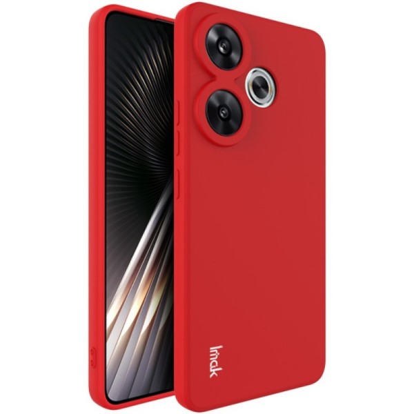 „Imak“ Kõva silikoon (TPU) kaaned - punane (Poco F6 5G)
