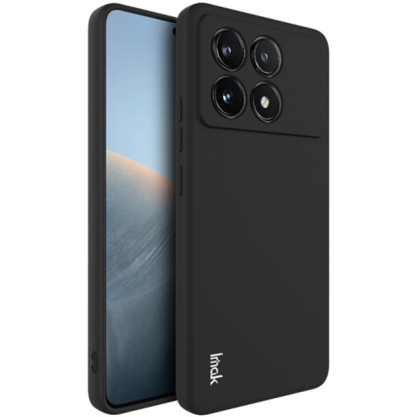 "Imak" Kõva silikoon (TPU) kaaned - must (Poco X6 Pro 5G / Redmi K70E)