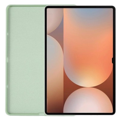 Samsung Galaxy Tab S10 Ultra 14.6" (X920, X926), S9 Ultra Shell kõva silikoonist TPU roheline ümbris – taga | Priedai.lt