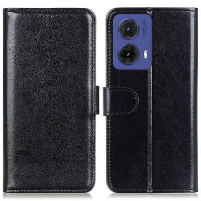 Motorola Moto G85 5G (S50 Neo 5G) Binfen nahk must kaaned - rahakott | Priedai.lt