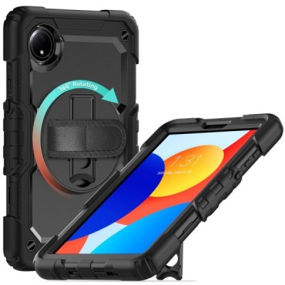 Xiaomi Redmi Pad SE 8,7 Tugevdatud turvalisus (360°) ümbris - must | Priedai.lt