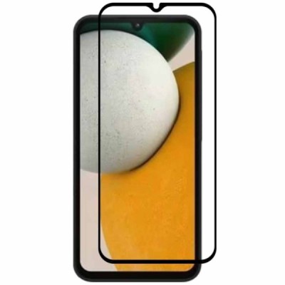 Samsung Galaxy A15 "Rurihai" 9H karastatud klaasiga täiustatud kaitse must täiskattega kaitseklaas 2.5D | Priedai.lt