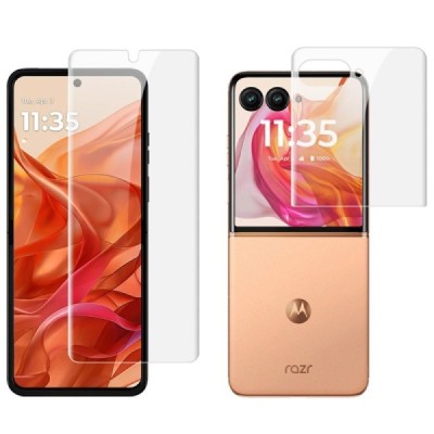 Motorola Razr 50 Ultra 5G (Razr+ 2024) "IMAK" Hydrogel kaitsev läbipaistev (täiskattega) ekraanikile | Priedai.lt