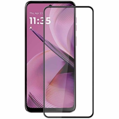 Motorola Moto G55 5G "Mocolo" karastatud klaasiga tugevdatud kaitse must täiskattega kaitseklaas 0,2 mm | Priedai.lt