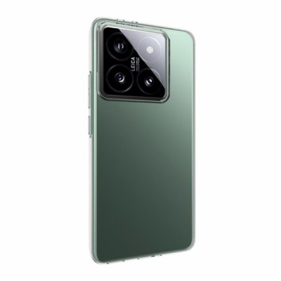 Xiaomi 14T Pro kõva silikoon (TPU) tagakaane läbipaistev - ümbris | Priedai.lt