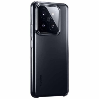 Xiaomi 14T kõva silikoon (TPU) tagakaane läbipaistev - ümbris | Priedai.lt