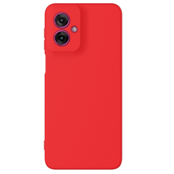 "Shell" kõva silikoon (TPU) ümbris – punane (Motorola Moto G55 5G)