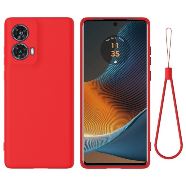 "Shell" kõva silikoon (TPU) ümbris – punane (Motorola Moto G85 5G / S50 Neo 5G)
