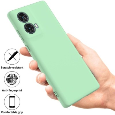 Motorola Moto G85 5G (S50 Neo 5G) "Shell" kõva silikoon (TPU) tagakaane roheline - ümbris | Priedai.lt