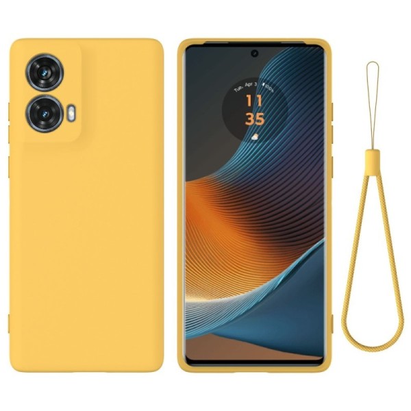 "Shell" kõva silikoon (TPU) ümbris – kollane (Motorola Moto G85 5G / S50 Neo 5G)