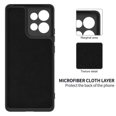 "Shell" kõva silikoon (TPU) ümbris – must (Motorola Edge 60 Neo / Edge 50 Neo / Moto S50 / ThinkPhone 25)