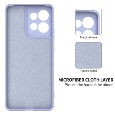 "Shell" kõva silikoon (TPU) ümbris – lilla (Motorola Edge 60 Neo / Edge 50 Neo / Moto S50 / ThinkPhone 25)