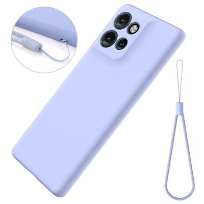 "Shell" kõva silikoon (TPU) ümbris – lilla (Motorola Edge 60 Neo / Edge 50 Neo / Moto S50 / ThinkPhone 25)