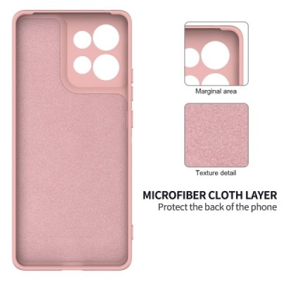 "Shell" kõva silikoon (TPU) ümbris – roosa (Motorola Edge 60 Neo / Edge 50 Neo / Moto S50 / ThinkPhone 25)