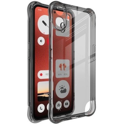 Nothing CMF Phone 1 "Imak" tugevdatud kaitse kõva silikoon TPU läbipaistev, hall ümbris - tagakülg | Priedai.lt