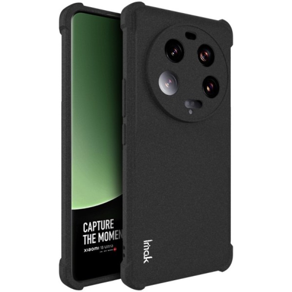"Imak" tugevdatud turvalisus kõva silikoon matt (TPU) ümbris - must (Xiaomi 13 Ultra)