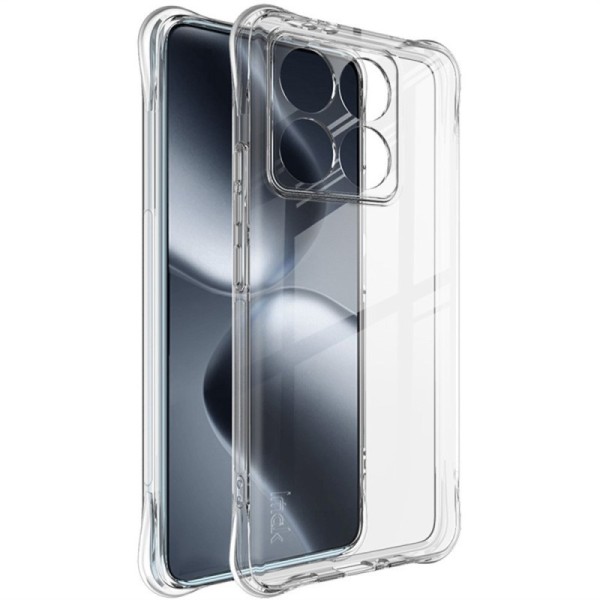 "Imak" tugevdatud turvalisus kõva silikoon (TPU) ümbris - läbipaistev (Xiaomi 14T Pro)