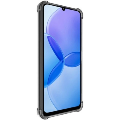Xiaomi Redmi 13C / 13R 5G / Poco C65 4G / Poco M6 5G "Imak" tugevdatud kaitse kõva silikoon TPU läbipaistev, hall ümbris - tagak