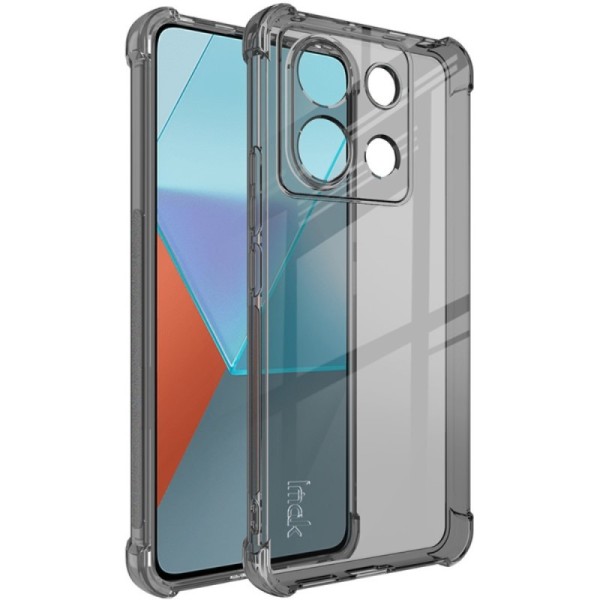 "Imak" tugevdatud turvalisus kõva silikoon (TPU) ümbris - hall (Redmi Note 13 Pro 5G / Poco X6 5G)