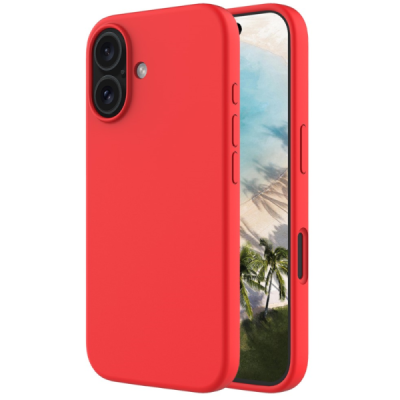 Apple iPhone 16 Plus "Shell" kõva silikoon (TPU) tagakaane punane - ümbris | Priedai.lt