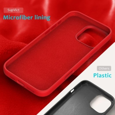 Apple iPhone 16 Pro Max "Shell" kõva silikoon (TPU) tagakaane punane - ümbris | Priedai.lt