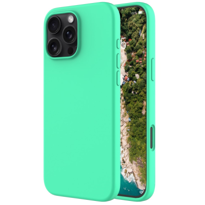 Apple iPhone 16 Pro Max "Shell" kõva silikoon (TPU) tagakaane roheline ümbris | Priedai.lt