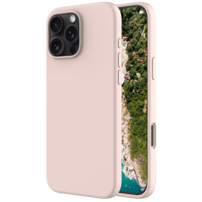 Apple iPhone 16 Pro Max "Shell" kõva silikoon (TPU) tagakaane roosa ümbris | Priedai.lt