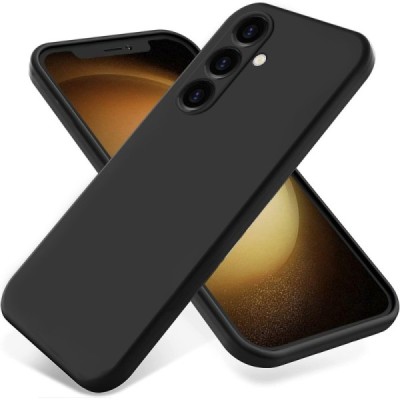 Samsung Galaxy S24 FE "Shell" kõva silikoon (TPU) tagakaane must - ümbris | Priedai.lt