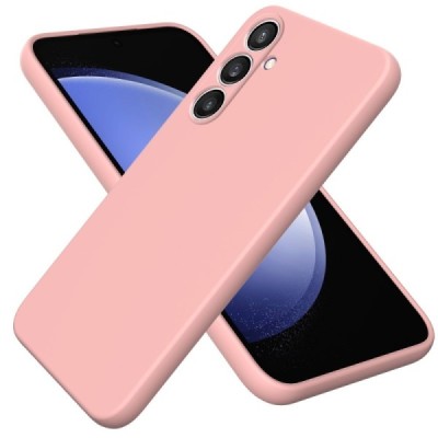 Samsung Galaxy S24 FE "Shell" kõva silikoon (TPU) tagakaane roosa - ümbris | Priedai.lt