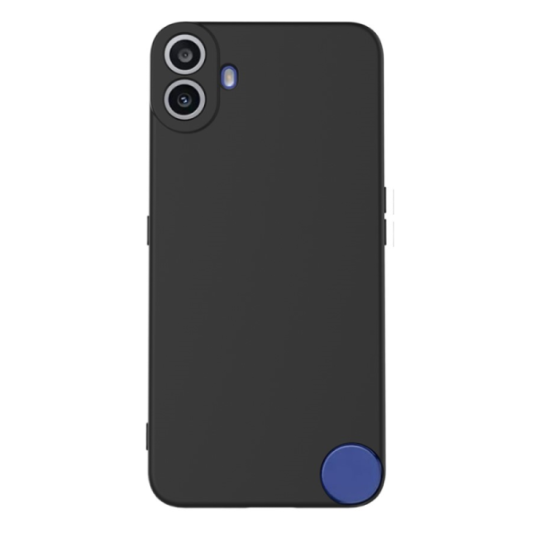 "Shell" kõva silikoon (TPU) ümbris – must (CMF Phone 1)