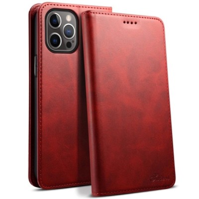 Apple iPhone 12 (12 Pro) "Suteni" punane tahke kaaned | Priedai.lt