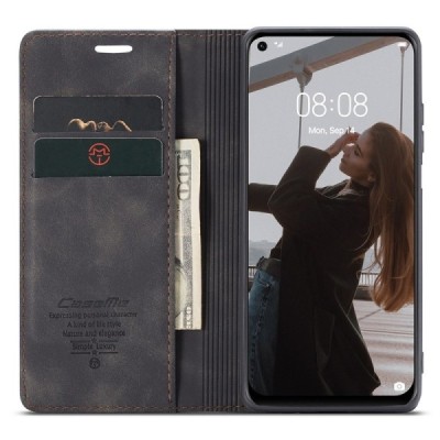 Huawei P40 lite  CaseMe Retro tahke nahk kaaned - must | Priedai.lt
