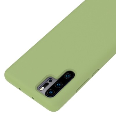 Huawei P30 Pro "Shell" kõva silikoon (TPU) tagakaane roheline - ümbris | Priedai.lt