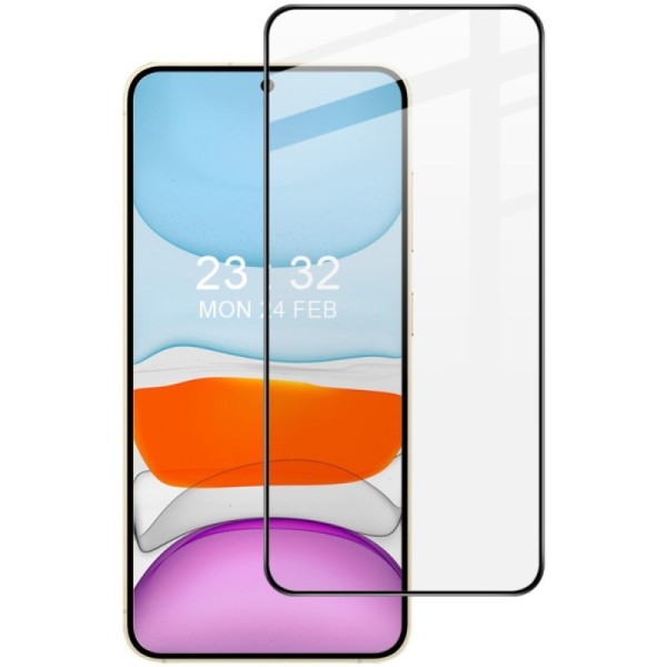 "IMAK" Tempered Glass täielik katvus kaitsev ekraaniklaas - must (Galaxy S25)