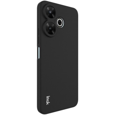 Xiaomi Redmi 13, Poco M6 4G, Redmi Note 13R 5G "IMAK" UC-4 kõvast silikoonist TPU must ümbris - taga | Priedai.lt