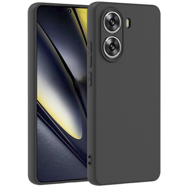 Kõva silikoon (TPU) ümbris – must (Poco X7 Pro 5G)