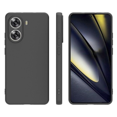 Xiaomi Poco X7 Pro 5G kõva silikoon (TPU) tagakaane must - ümbris | Priedai.lt