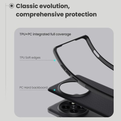 OnePlus 13 "Nillkin" Frosted Shield Pro Magnetic must korpus, taga | Priedai.lt