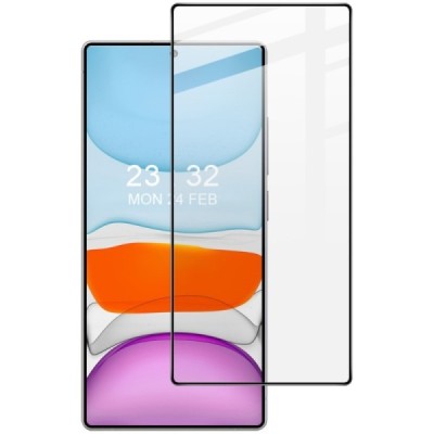 Samsung Galaxy S25 Ultra "IMAK" karastatud klaasiga tugevdatud kaitse must täiskattega kaitseklaas | Priedai.lt