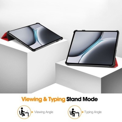 OnePlus Pad 2 (OnePlus Pad Pro) pöörake nahk punane kaaned | Priedai.lt