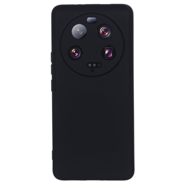 "Shell" kõva silikoon (TPU) ümbris – must (Xiaomi 13 Ultra)