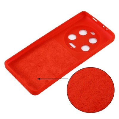 Xiaomi 13 Ultra "Shell" kõva silikoon (TPU) tagakaane punane - ümbris | Priedai.lt