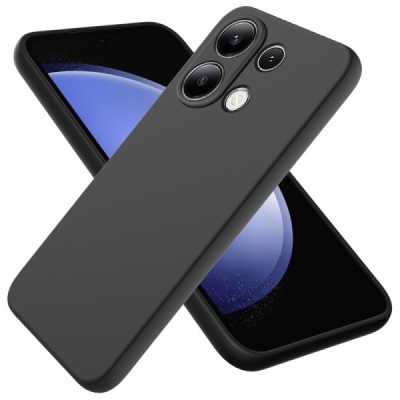 Xiaomi Redmi Note 13 Pro 4G (Poco M6 Pro) "Shell" kõva silikoon (TPU) tagakaane must - ümbris | Priedai.lt