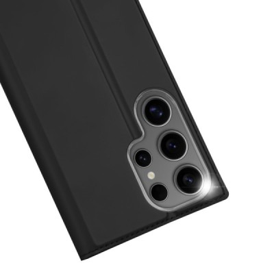 Samsung Galaxy S25 Ultra "Dux Ducis" Skin nahk must kaaned - rahakott | Priedai.lt