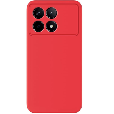 Xiaomi Poco X6 Pro 5G (Redmi K70E) "Shell" kõva silikoon (TPU) tagakaane punane - ümbris | Priedai.lt