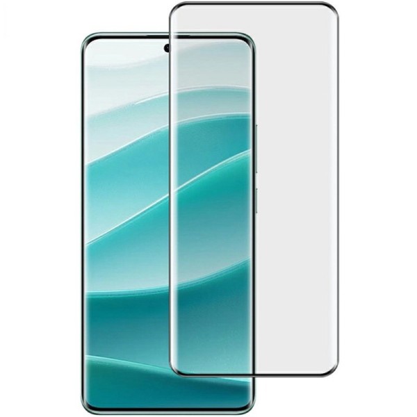 "IMAK" 3D Tempered Glass täielik katvus kaitsev ekraaniklaas - must (Redmi Note 14 Pro 5G / Note 14 Pro+ 5G / Poco X7 5G)