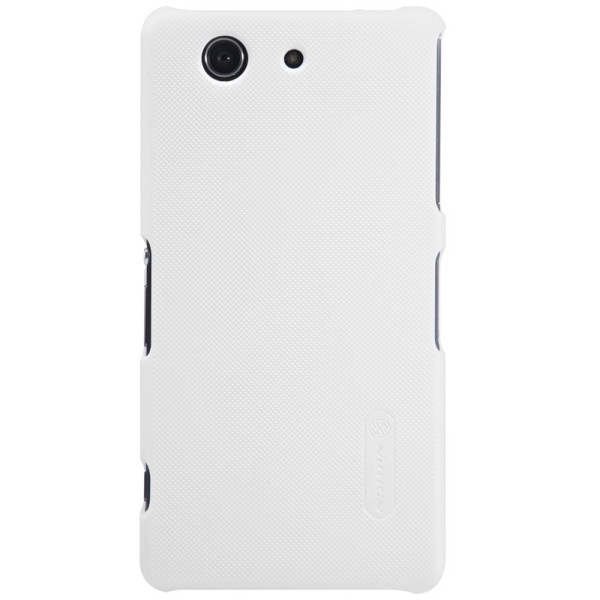 „Nillkin“ Frosted Shield kaaned - valge + ekraani kaitse (Xperia Z3 Compact)
